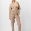 Wygodna i ciepła bluza domowa – HOT TOUCH Key – karmelowa